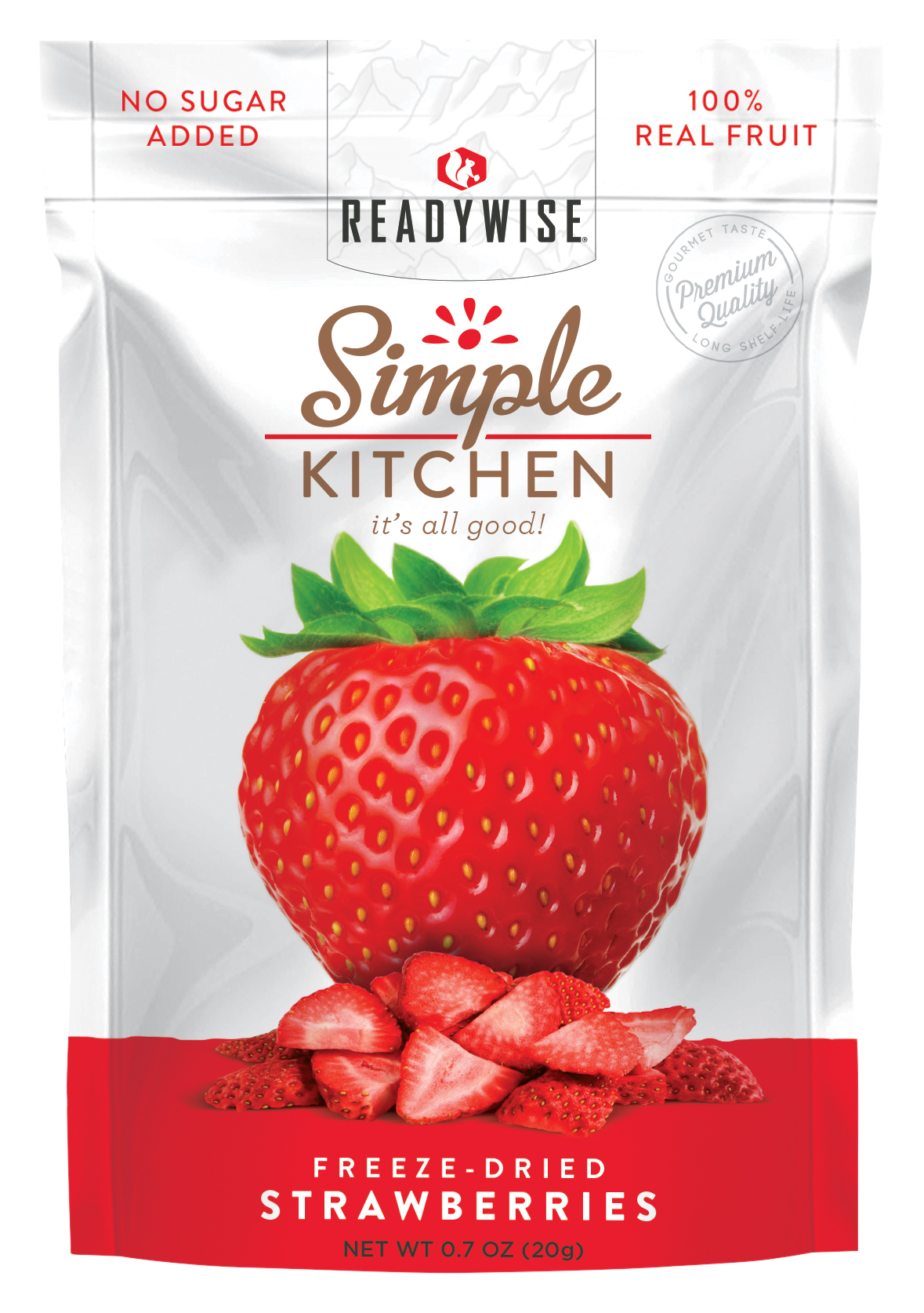 ReadyWise Simple Kitchen FreezeDried Sliced Strawberries Cabela's